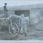Sucha v roce 1947. Vysočinští museli seno nadělat na Šumavě.